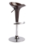 Preview: Höhenverstellbarer Design-Barhocker braun