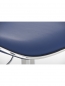 Preview: Metall Barhocker Sitz blau