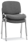 Preview: Stapelstühle Typ C100 P, Stoff grau