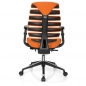 Mobile Preview: Bürostühle mit Design orange von hinten