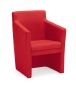 Mobile Preview: Clubsessel Louna rot