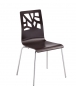 Preview: Stapelbare Design Holzschalenstühle günstig