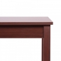 Preview: Tischbeine aus massiver Buche, gebeizt und lackiert 45 x 45 mm