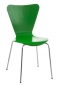 Mobile Preview: Design Holzschalenstühle grün