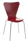 Mobile Preview: Preisgünstige Holzschalenstühle rot