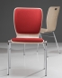 Preview: Gepolsterter Holzschalenstühle auch als Konferenzstühle geeignet