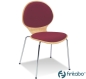 Mobile Preview: Holzschalenstühle Komfort SR - Besucherstühle aus Holz mit Polster