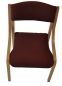 Preview: Holzstühle mit gebogener Rückenlehne