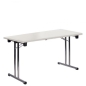 Preview: Klapptisch 160 x 80 cm mit 25 mm starken Platte weiß