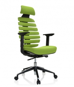 Design Bürostühle mit Kopfstütze grün