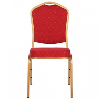 Bankettstühle mit Polster rot