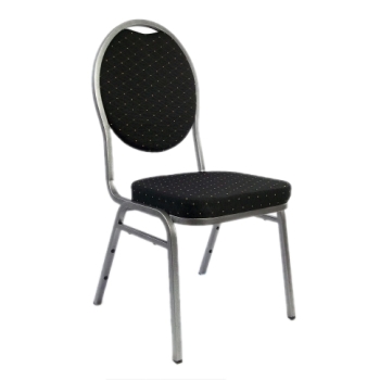Bankettstühle schwarz Typ GP1plus bis 250 kg belastbar