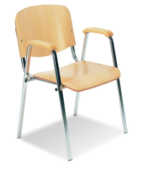 Holzfarbe der Armlehnen passend zur Auswahl von Sitz- und Rückenlehne