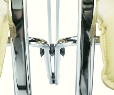 Elegante Besucherstühle mit Armlehnen Typ B106 mit Reihenverbindung