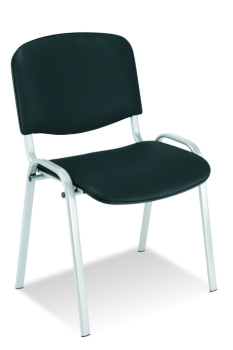 Kunstleder Besucherstühle C100 P schwarz