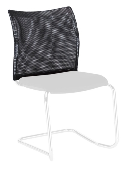 Büro Freischwinger Stühle mit Netzbespannung Intouch F+N
