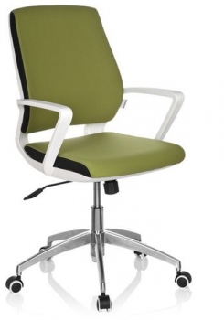 Design Bürostühle grün / weiß