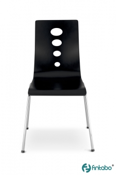 Design Holzschalenstühle - Pin Besucherstühle stapelbar
