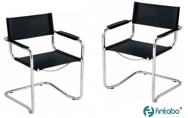 Freischwinger-Stühle Typ E1 Besucherstühle für Büro und Wartezimmer