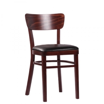 Gastronomie Stühle aus Holz mit Sitzpolster - Holzstühle Lee