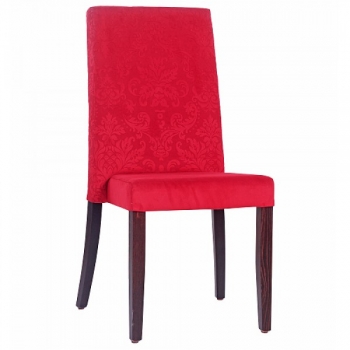 Gastronomie Stühle mit rotem Bezug