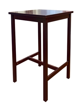 Holz-Stehtisch 80 x 80 cm Typ ST100  -110 cm hoch