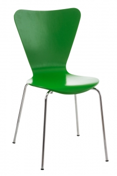 Design Holzschalenstühle grün