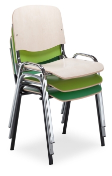 Stapelbare Laminatstühle Typ C100 – Besucherstühle