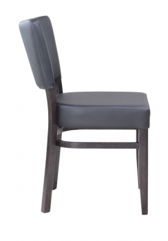 Gepolsterte Gastronomiestühle GS46B Polsterstühle von der Seite