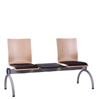 Traversenbank mit Tisch u. 2-Sitzen Typ GN100 mit Sitzpolster
