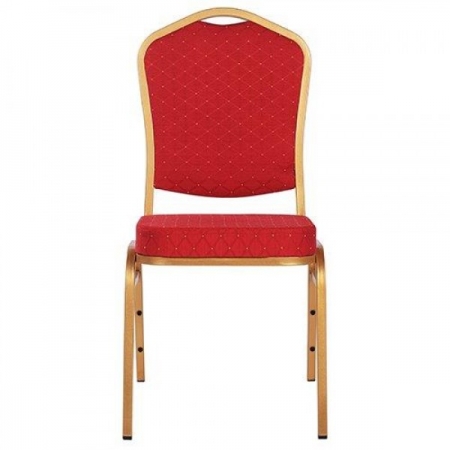 Bankettstühle mit Polster rot
