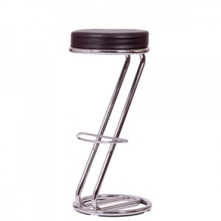 Barhocker mit Metallgestell & Sitzpolster B130 bordeaux