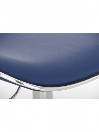 Metall Barhocker Sitz blau