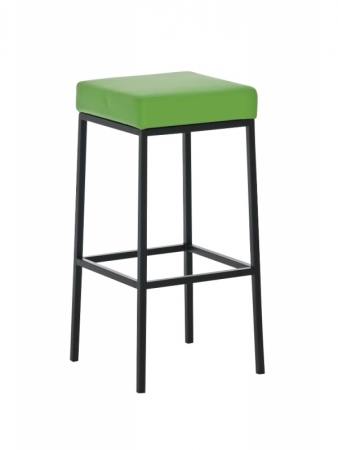 Metallbarhocker mit Sitzpolster grün 80 cm Sitzhöhe