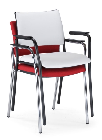 Stapelstühle Typ IN-F mit Armlehnen