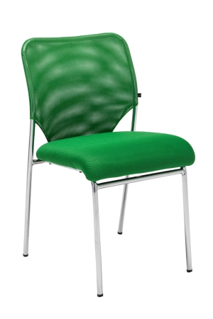 Grüne Besucherstühle ohne Armlehnen