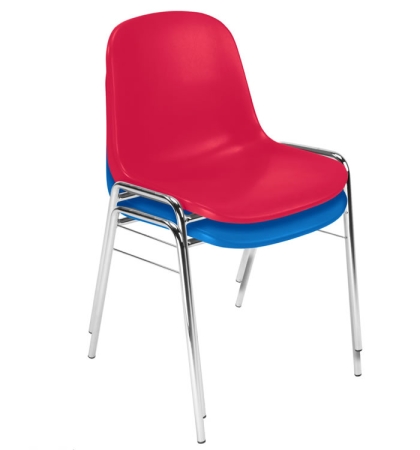 Besucherstühle mit Kunststoffsitzschalen Typ KW100