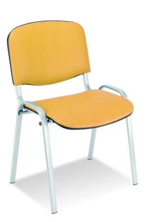 Kunstleder Besucherstühle C100 P gelb