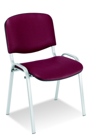 Kunstleder Besucherstühle C100 P rot