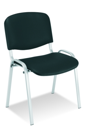 Kunstleder Besucherstühle C100 P schwarz