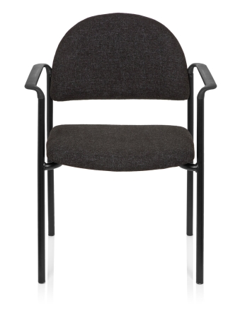 Gepolsterte Besucherstühle mit Armlehne Typ B107 (Frotansicht)