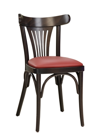 Bistrostühle - Bugholzstühle mit Sitzpolster GS22 Holzfarbe: american walnut