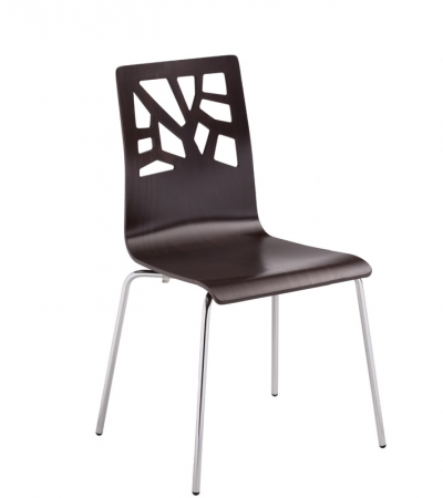 Stapelbare Design Holzschalenstühle günstig