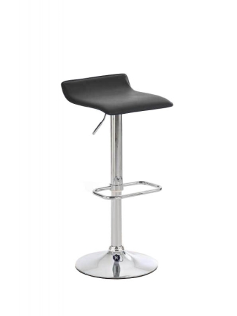 Höhenverstellbarer Design-Barhocker schwarz