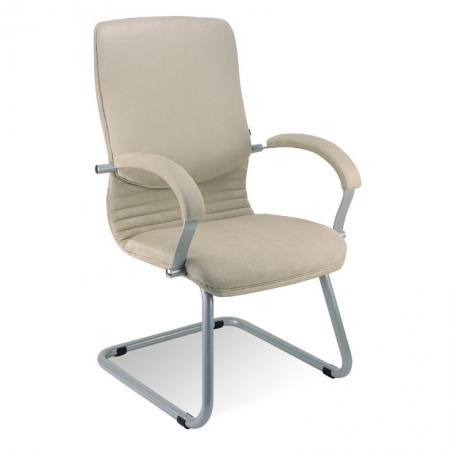 Büro-Freischwinger Typ BIB-100 Konferenzstühle creme