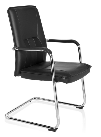 Freischwinger-Stühle mit Armlehnen - Konferenzstühle Typ MA-300