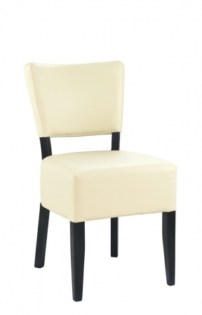 Gepolsterte Gastronomiestühle Typ GS46A in beige