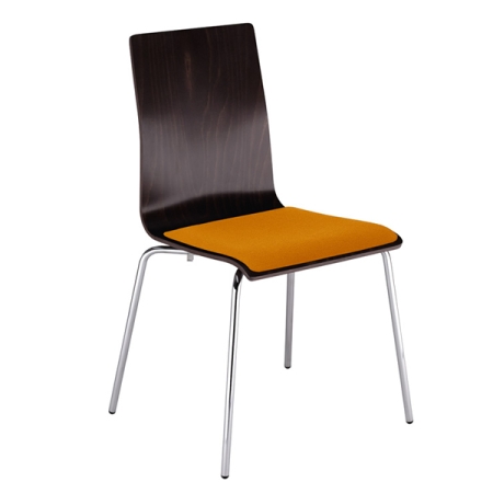 Holzschalenstühle mit Sitzpolster Typ HS115