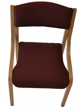 Holzstühle mit gebogener Rückenlehne