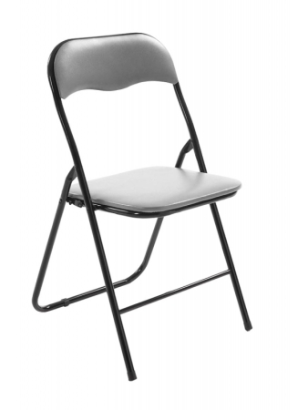 Metall-Klappstühle mit Polstersitzen